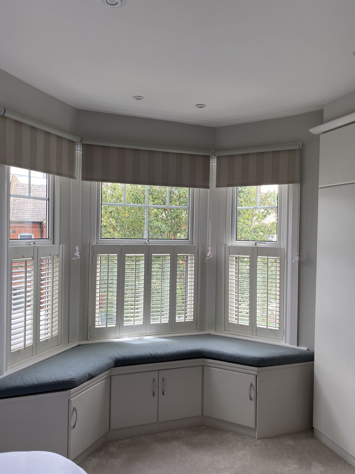 Bay window seat and storage made by Relm Bespoke 2