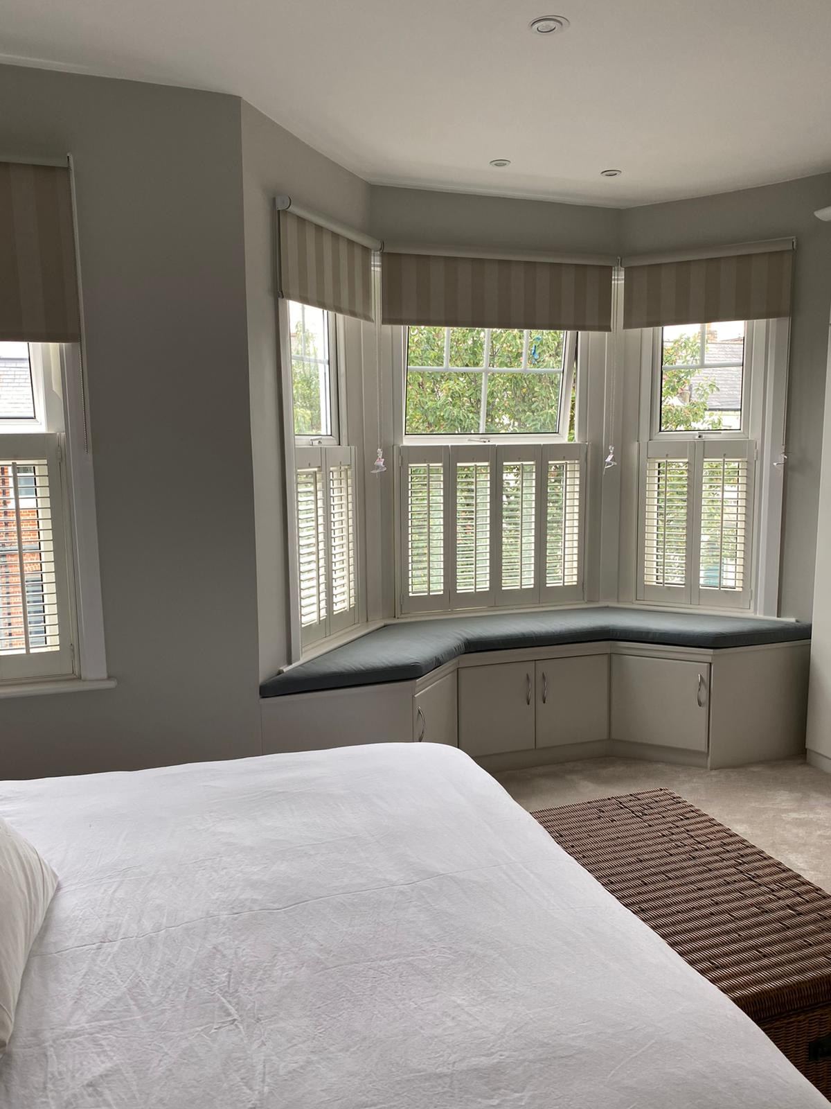 Bay window seat and storage made by Relm Bespoke 3