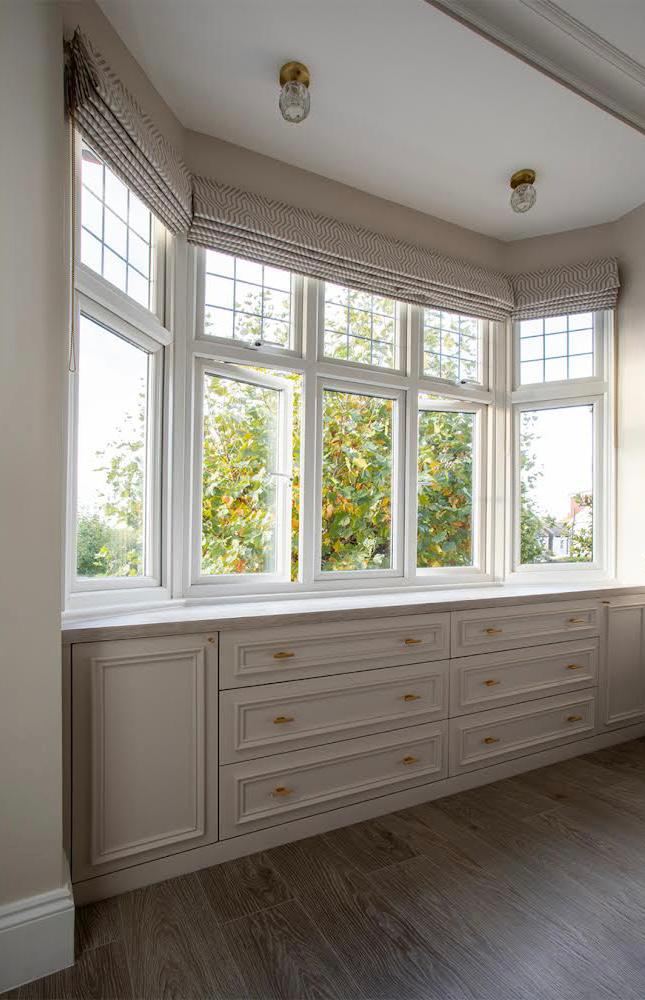 Bay window seat and storage made by Relm Bespoke 6