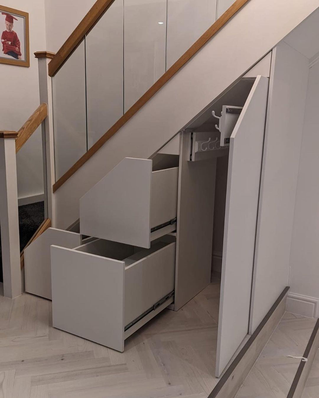 Under stairs storage made by Relm Bespoke 4